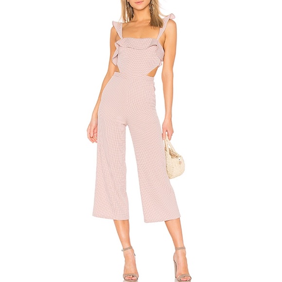 Ale by Alessandra Pants - NWT Ale by Alessandra Side Cutouts Checkered Jumpsuit XL